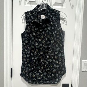 Flowy tank top, button down